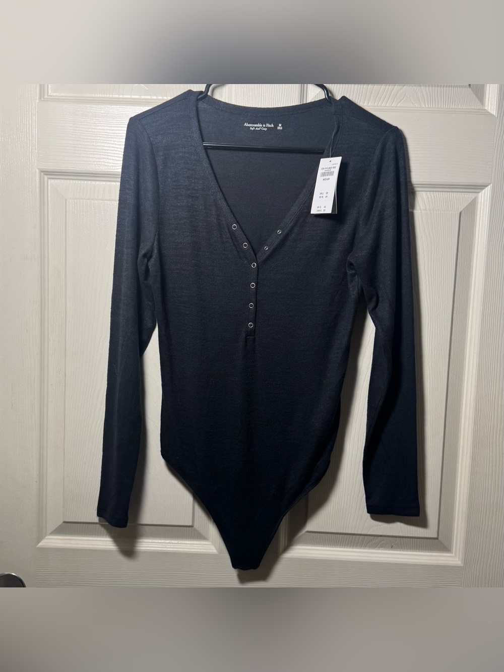 Women’s Abercrombie & Fitch Navy Bodysuit M